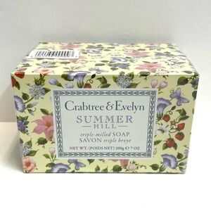 Crabtree & Evelyn Summer Hill Scented Bar Soap 2 Pack